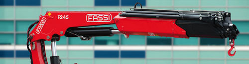 Grue montée sur camion - F245A.0 series - Fassi gru S.p.A - à flèche articulée / télescopique / de chargement