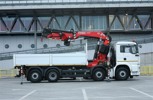 Grue pour applications lourdes - F660RA he-dynamic series - Fassi gru S.p.A - montée sur camion / à flèche articulée / télescopique