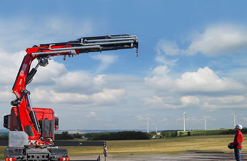 Grue montée sur camion - F515RA e-dynamic - Fassi gru S.p.A - à flèche / de levage / pour applications lourdes