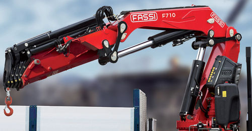 Grue montée sur camion - F710RA xhe-dynamic - Fassi gru S.p.A - à flèche / de levage / à 4 essieux