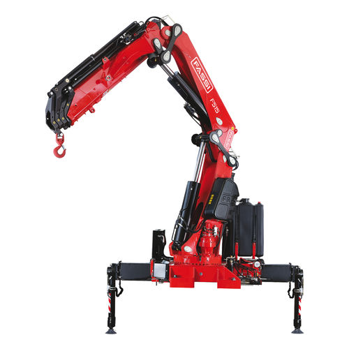 Grue montée sur camion - F515RA e-dynamic - Fassi gru S.p.A - à flèche / tout terrain / pour la maintenance
