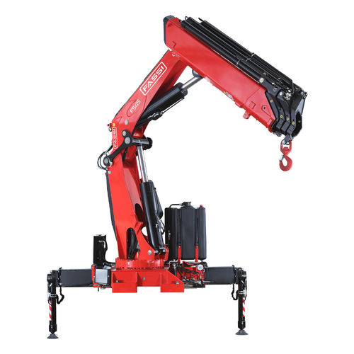 Grue montée sur camion - F545RA xe-dynamic - Fassi gru S.p.A - à flèche / tout terrain / pour chantier