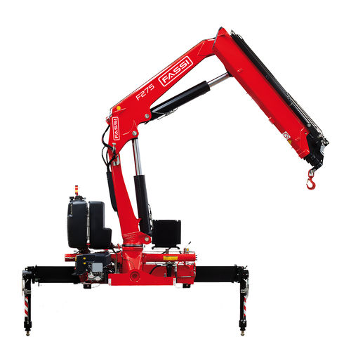 Grue montée sur camion - F275A e-active - Fassi gru S.p.A - télescopique / pour chantier / de levage