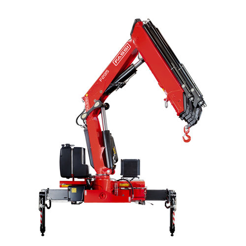 Grue montée sur camion - F295A e-dynamic - Fassi gru S.p.A - à flèche articulée / pour chantier / de levage