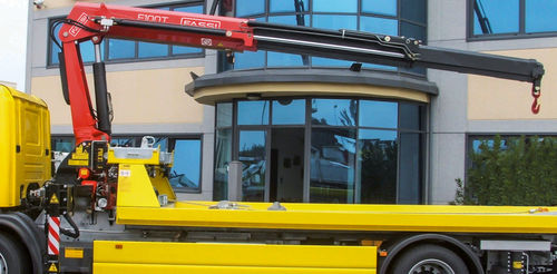 Grue montée sur camion - F100AT series - Fassi gru S.p.A - articulée / de levage / de chargement