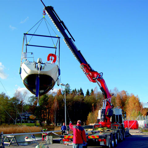 Grue pour applications lourdes - F950RA he-dynamic series - Fassi gru S.p.A - montée sur camion / télescopique / pour chantier