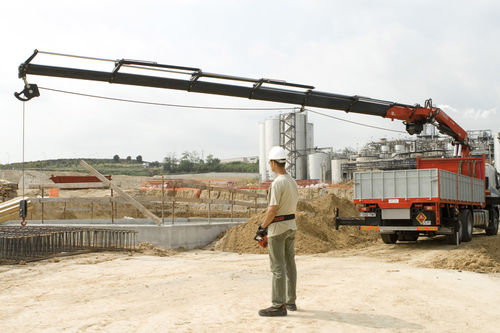 Grue montée sur camion - F385A.2 series - Fassi gru S.p.A - à flèche / télescopique / pour chantier
