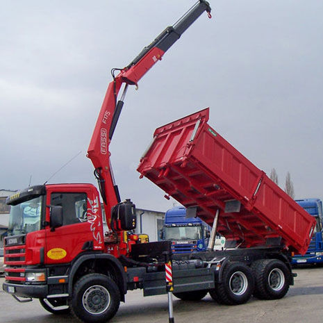 Grue montée sur camion - F175A series - Fassi gru S.p.A - à flèche / pour chantier / de levage