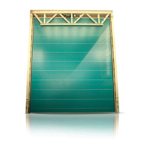 Porte pour chantier naval - SHIPYARDDOOR (Hangar Door | High Speed Door) - à empilement / en acier / en tissu