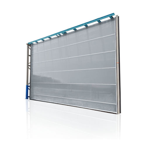 Porte à empilement - Aluflex - SHIPYARDDOOR (Hangar Door | High Speed Door) - en aluminium / en tissu / industrielle