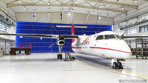 Porte coulissante - Aircraft hangar door - SHIPYARDDOOR (Hangar Door | High Speed Door) - pliante / pour l'intérieur / de hangar