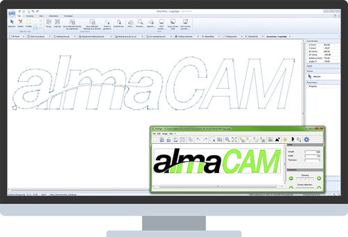 Logiciel de FAO - Sign - ALMA - pour machine de découpe / pour poinçonneuse CNC