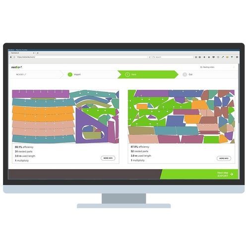 Logiciel d'imbrication - Nest&Cut - ALMA - cloud / basé sur le web