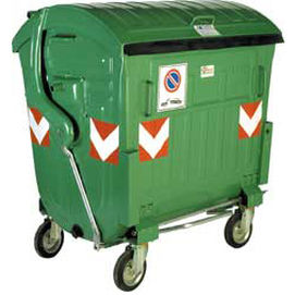 Conteneur à déchets en métal - GRA-100 series - GRECO-ECOLOGY - en plastique / pour déchets industriels / pour matières plastiques