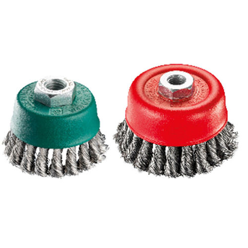 Brosse circulaire torsadée - TZ series - SIT Società Italiana Tecnospazzole - de nettoyage / pour meulage / en acier inoxydable