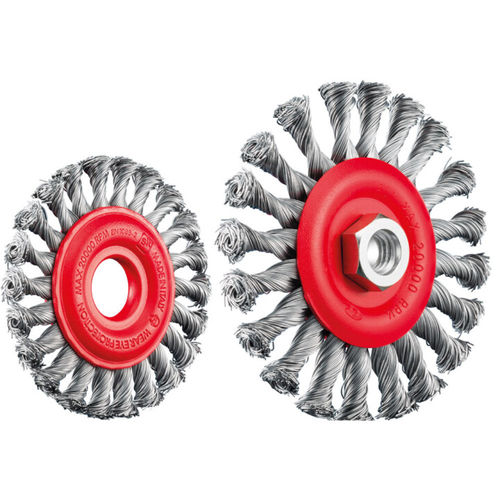 Brosse circulaire torsadée - U series - SIT Società Italiana Tecnospazzole - de finition / de nettoyage / d'ébavurage