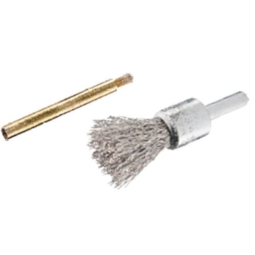 Brosse pinceau - P series - SIT Società Italiana Tecnospazzole - de nettoyage / d'ébavurage / en acier inoxydable