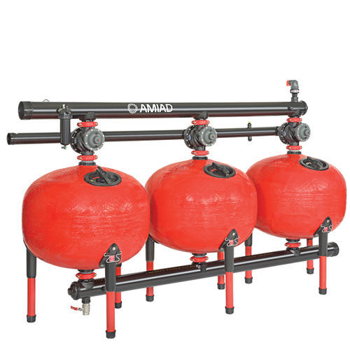 Système de filtration monte-malade - AGF PRO - Amiad Water Systems - pour eau / résistant à la corrosion / automatique