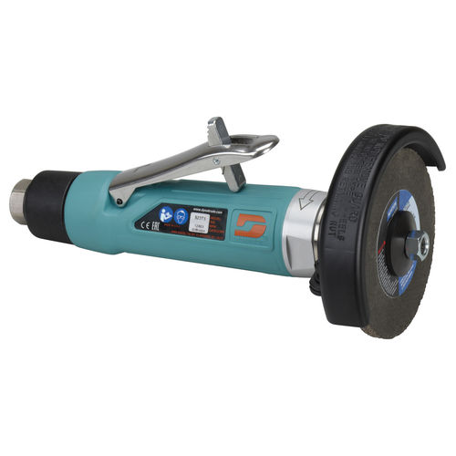 Meuleuse à tronçonner portative - 52373 - DYNABRADE Europe - pneumatique / droite / échappement arrière