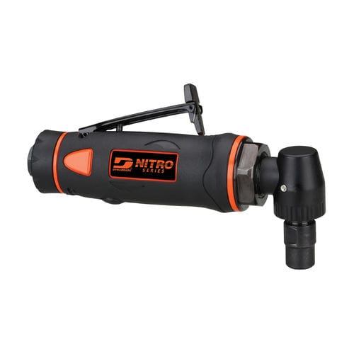 Meuleuse pneumatique - DGR52 - DYNABRADE Europe - d'angle / compacte / échappement arrière