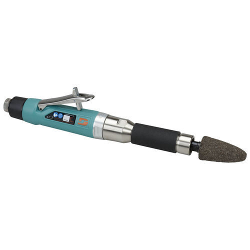 Meuleuse pneumatique - 52722 - DYNABRADE Europe - droite / échappement arrière / industrielle
