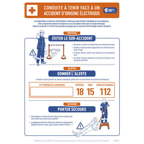 Panneau de signalisation pour chantier - S80ALPAS series - PENTA ESP - de risque électrique
