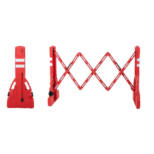 Barrière de sécurité - BAREXT22 - PENTA ESP - portable / repliable / en plastique