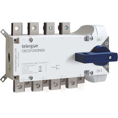 Commutateur-inverseur manuel - CEC01003PS0 series - Telergon - pour jeu de barres / 3 pôles / 4 pôles