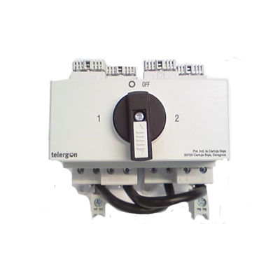Commutateur-inverseur compact - ZFC38SMAH1NU4DC - Telergon - 4 pôles