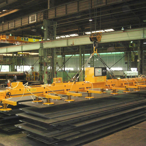 Palonnier à ventouse pour tôle métallique - DV-7013-2 - Fukoku Corp. - pour charges lourdes / pour plaques / horizontal