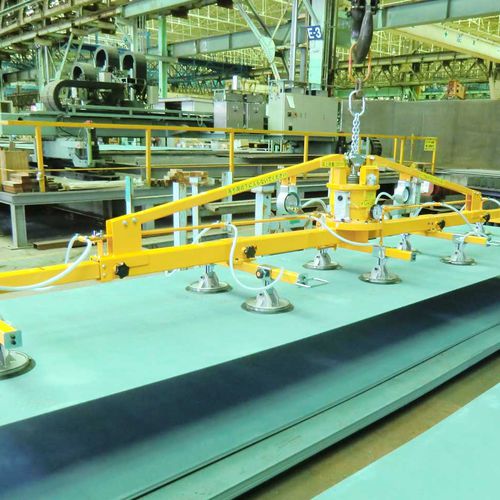 Palonnier à ventouse pour tôle métallique - JVD M-6075 - Fukoku Corp. - pour la construction / pour charges lourdes / horizontal