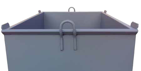 Bac à mortier en métal - VPM330LT00 - Morandin Contenitori Industriali - pour la construction / empilable