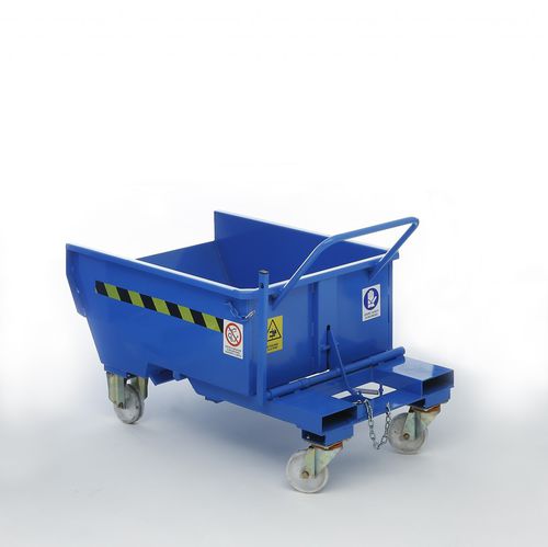 Benne basculante pour déchets - 600 -2 000 kg | BRRxxLTxx series - Morandin Contenitori Industriali - avec roues