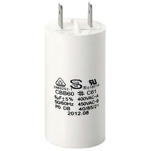 Condensateur à film de polypropylène métallisé - CBB60-I - Sheng Ye Electric Co.,ltd - cylindrique / de facteur de dissipation / pour moteur électrique