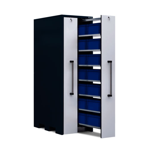 Armoire avec bacs - V Set E series - Apfel Metallverarbeitung GmbH - de stockage / au sol / à tiroir