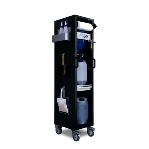 Chariot de nettoyage - KMW 4000 - Apfel Metallverarbeitung GmbH - à étagères / à tiroir
