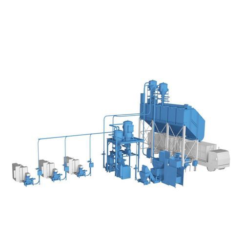 Ligne de traitement pour copeaux métalliques - ARP GmbH & Co. KG - pour profilé en aluminium