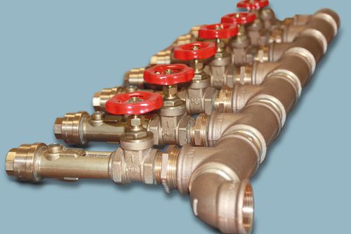Manifold multivoie - Deltatherm Hirmer GmbH - en laiton