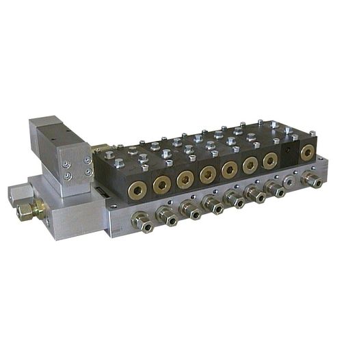 Distributeur progressif modulaire - VPI-D - EUGEN WOERNER GmbH & Co. KG
