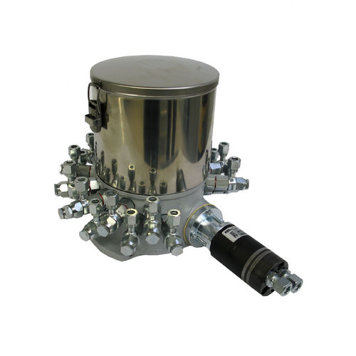 Pompe en acier - GMF-S01 - EUGEN WOERNER GmbH & Co. KG - à piston / à huile / à commande hydraulique