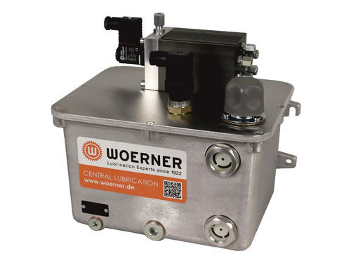 Groupe de pompage à huile - GME-F - EUGEN WOERNER GmbH & Co. KG - à entraînement pneumatique / pour machine-outil / pour système de lubrification