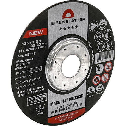 Disque à tronçonner pour tôle - MAGNUM PRECICUT - Eisenblätter - pour acier / pour acier inoxydable / en métal