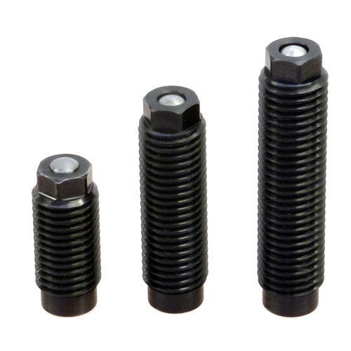 Vérin à piston - 210-4 - HYDROKOMP - simple effet / de bridage / corps fileté