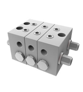 Vanne à piston - DPA - I.L.C. srl - pour huile / en ligne / double