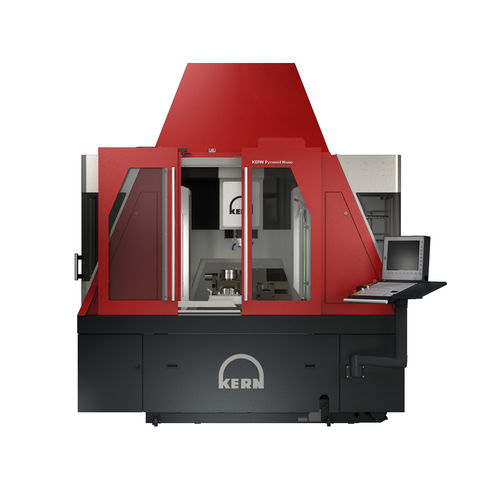 Centre d'usinage CNC 5 axes - KERN Pyramid Nano - Kern Microtechnik GmbH - vertical / pour céramique / pour pièce de grande dimension