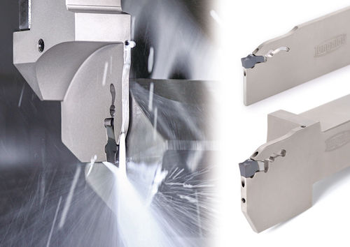 Porte-outil à queue - QSER2525-3D66-CHP - Tungaloy EUROPE - à pince / rainurage / pour tronçonnage