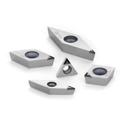 Plaquette de tournage PCD - 1QP series - Tungaloy EUROPE - PKD / pour alliage d'aluminium / à grande vitesse