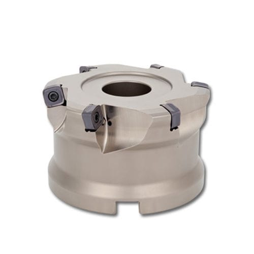 Fraise deux tailles - DoFeedQuad - Tungaloy EUROPE - à plaquettes / à surfacer / pour acier au carbone