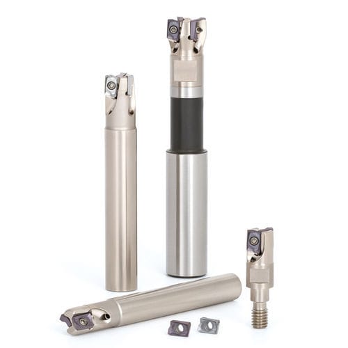 Fraise à plaquettes - TungForce-Rec - Tungaloy EUROPE - d'épaulement / d'angle / pour acier au carbone