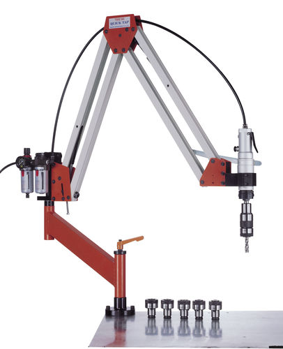 Machine à tarauder à bras articulé - Maho Enterprise Co., Ltd. - verticale / d'établi / pneumatique